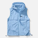 Gilet Multi-Poches Léger à Capuche Homme