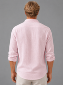 Chemise Texturée Homme Manches Longues